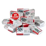 Novus Heftklammern 24/6 DIN SUPER – Tackerklammern für Büroheftgeräte und Heftzangen, 20.000 Stück in 20 Packungen à 1.000 Stück