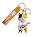 Cartoon Marea Giocare Chitarra Gatto Decorazione Coppia Bambola Portachiavi Uomini E Donne Creativi Portachiavi Ciondolo Borsa