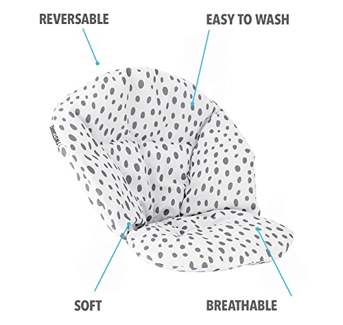 Twistshake Oeko-Tex Certified Cotton Cushion with Velcro Fastening for Highchair, White, Single Pack - Image 2