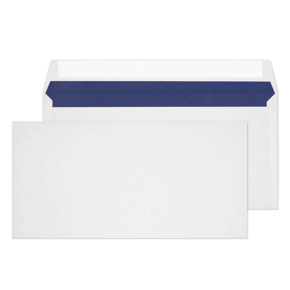 Blake Environmental - Biodegradable & Recycled Envelopes DL (110 x 220mm) - Pack of 500 - Premium 110GSM - FSC Certified - Peel & Seal White Envelopes DL - Stationery & Business Supplies (FSC064)