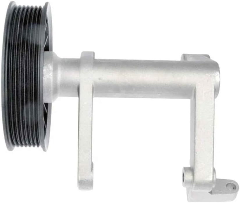 KarParts360 For Dodge Ram 2500/3500/1500 2003 04 05 06 07 2008 Air Conditioning Bypass Pulley | Plastic Pulley; Aluminum Bracket | Serpentine | 5.02 Inches Outside Diameter