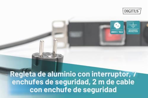 Regleta 19 DIGITUS para solucionar la falta de enchufes en racks de datos 4