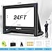 Inflatable Projector Screen for Outside 24FT Blow Up Movie Screen Outdoor Front and Rear Projection with Air Blower, Best for Pool Movie Nights Backyards Party Home Theater
