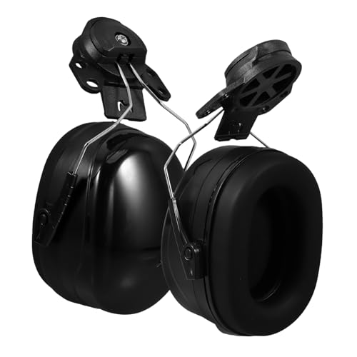 SOLUSTRE Safety Ear Muffs For Construction Helmets Noise Reduction Headphones For Industrial Hearing Protection Comfortable Fit Suitable For Adults And Kids