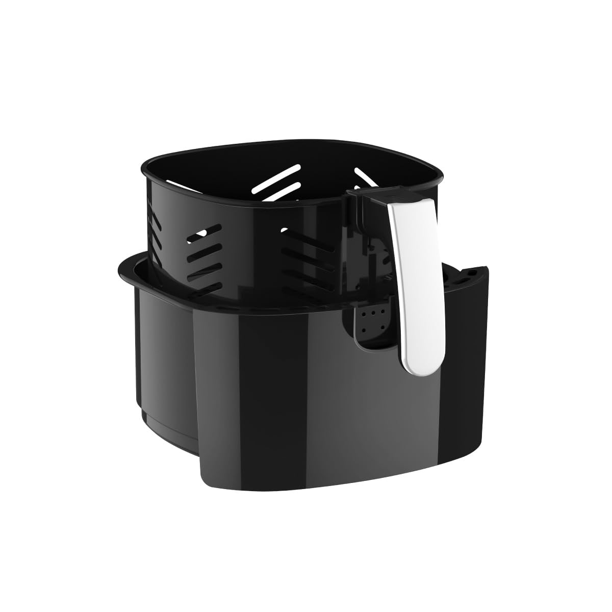 VERTENZ Taste 50 | Freidora de aire caliente compacta Airfryer XL, 5 litros de capacidad, 8 menús automáticos, 1400 W, pantalla táctil LED, cesta para freír antiincrustante, sin grasa