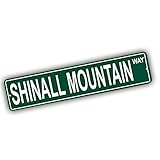 Arkansas Mountains Pick Your Mountain Compatible/Replacement for Shinall Mountain United States Mountain Aluminum Metal Tin Street Sign Style Home Decor For Man Cave Poker Tavern Game Room