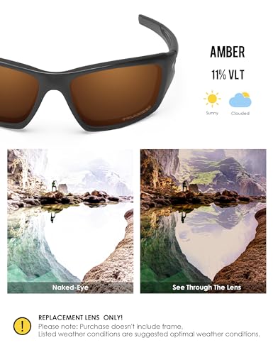 Image of BLAZERBUCK Polarized Replacement Lenses for Oakley Valve New 2014 OO9236 Sunglass