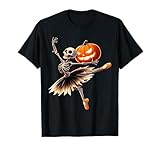 Photo Gallery zucca scheletro ballerina divertente halloween balletto maglietta Photo Gallery zucca scheletro ballerina divertente halloween balletto maglietta