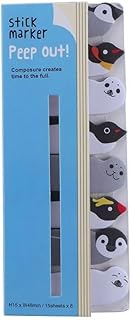 1 Pc Penguin Kawaii DIY Memo Pad Sticky Notes Page Flags Index Tabs Cute Cat Panda Sticky Notes Index Self-Stick Memo Flags Tab Bookmark Marker Pad Self Stick Note Pads