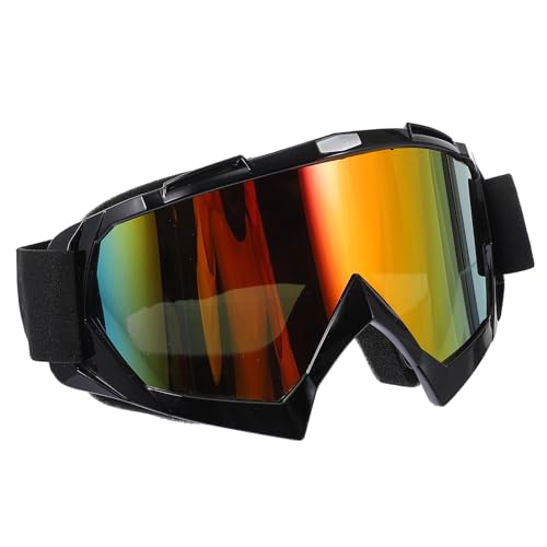 CVUTOVO Gafas de Ciclismo Cómodas a Prueba de Viento Banda Elástica y Material Tpu Color Amarillo para Montar en Bicicleta y Escalar Montañas