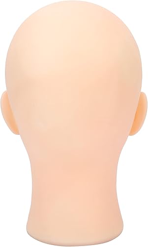 Miniatura 7 de Cabeza de maniquí calva, cabeza de maniquí calva para pelucas, Cabeza de cosmetología Maquillaje Cabeza de muñeca Sombreros Gafas Visualización