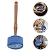 GLSTOY Wooden Tibetan Singing Bowl Mallet Striker Stick with Felted Wool Head for Meditation Sound Therapy and Yoga Percussion Instrument