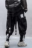 Niepce Inc Men's Techwear Cargo Pants, Black, Large - Image 4