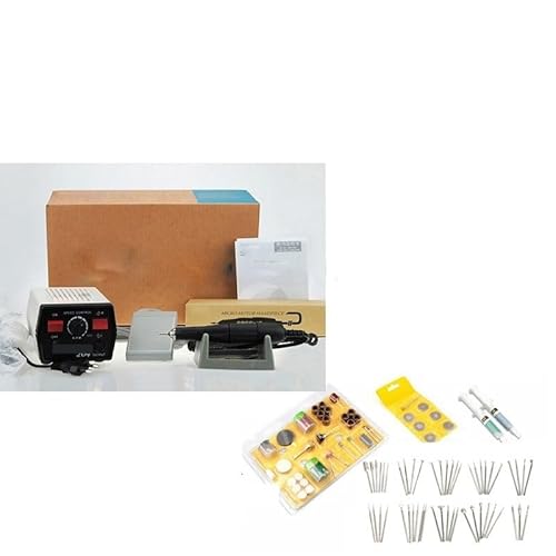 EVZSDOTYE Engraving Machine, Small Electric Jadeite Jade Polishing Machine Nuclear Carving Wood Carving Jade Carving Tools(55k jade carving accessories)