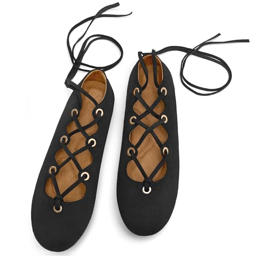 Diarilip Womens Ballet Flat Shoes: Comfortable Round Toe Foldable...