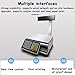 JYXYXSCP Label Printing Scale 15kg/30kg Capacity,Price Computing Scale Barcode Scale,Pole Display w/Label&Receipt Printer,for Retail Store,Supermarket (30kg/10g)