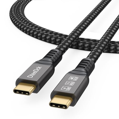 DteeDck USB-C 3Ft 4K@60Hz Video & 20Gbps Data Cable