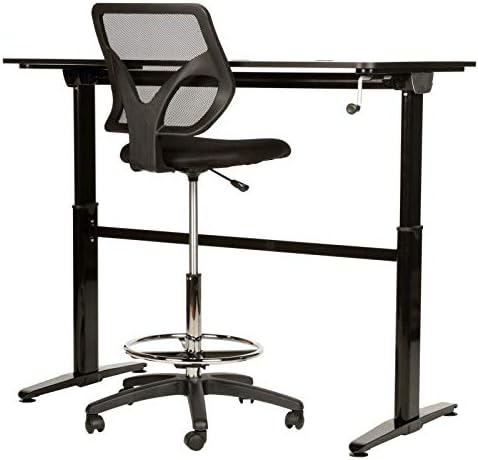 Cool Living Adjustable Stand Up Home Office Desk Table + Drafting Office Chair