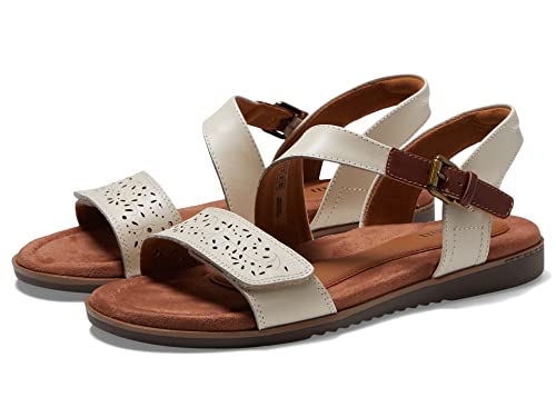 Cobb Hill Sandália feminina Zion de 2 peças, Couro de baunilha, 7 Wide