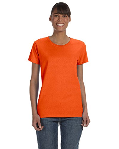 Gildan - Heavy Cotton Women's Short Sleeve T-Shirt - 5000L Orange #TOP16
