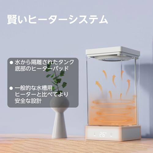 OIKSPY 小型ベタ水槽 1.4Lコンパクト水槽キット の商品画像 2