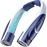 Tenvolti Portable Neck Fan- Hands Free Personal Fan, 6 Speeds 6000mAh Long-Lasting Battery Faster Cooling, USB-C Rechargeable, 360° Airflow, Quiet Gifts for Women Men Office Travel Outdoor