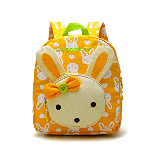 Preisvergleich Produktbild DURIAN MANGO Kaninchen Tiere Kinder Buch Rucksack Baby Mädchen Schultasche,Yellow