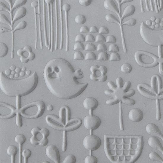 Cool Tools - Flexible Texture Tile - Spring Cleaning Embossed - 4
