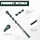 10 Stück Power Bit Bohrer Set, Sägezahnbohrer, Sägezahn Bohrer, Fliesenbohrer Geeignet für Beton, Glas, Keramik, Holz, Metall, Bohren (3 mm/4 mm/5 mm/6 mm/8 mm/10 mm/12 mm)