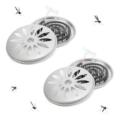 Soporte Bobina Mosquito, Porta Incienso Espiral, 2 Piezas...