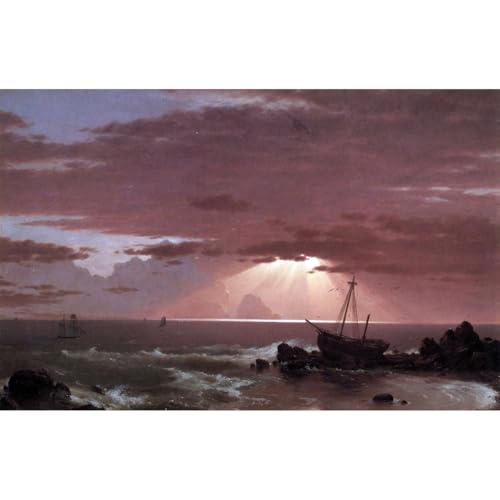 Impression de qualité supérieure L'épave par ARTICULOZY grande toile art