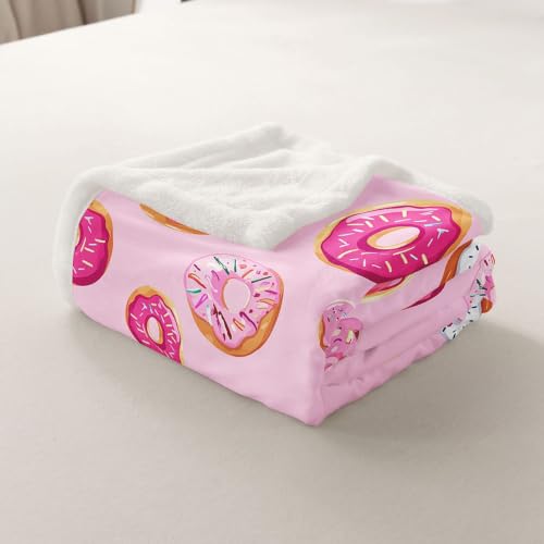 Image of Feelyou Girls Donuts Blanket 30 inchx40 inch Boys Girls Gift Sofa Warm