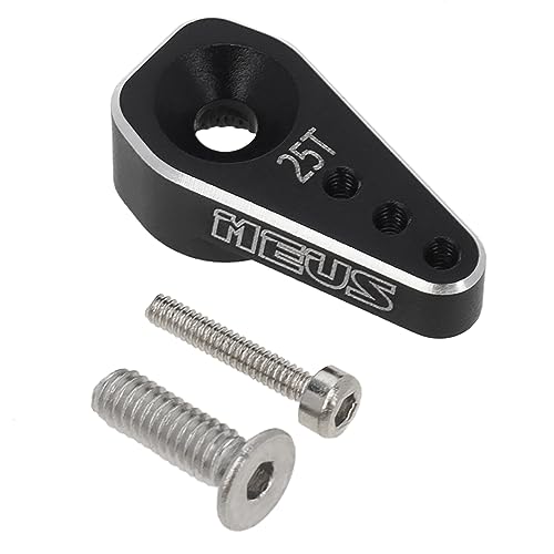 MEUS RACING SCX24 Servo Arm 25T Servo Horn for High Torque Micro Servo SCX24 1/24 RC Crawler Upgrades Parts, Not for Stock Servo