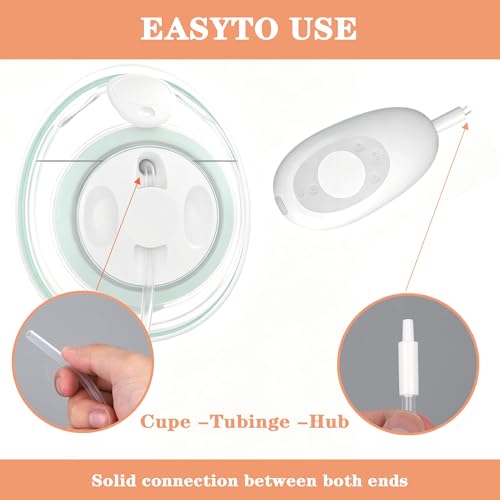 Mangueras de reemplazo para extractor de leche Elvie Stride, BPA-Free miniatura 3
