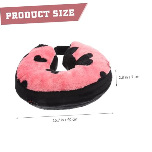 Collier gonflable de protection pour chat en tissu et PVC