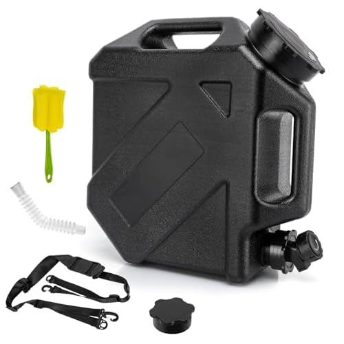 Camping Water Jug, 2.6 Gallon (10L) Camping Water Container, Portable Emergency Campings Water Tank, BPA Free Water Storage With Spigot No Leakage For Camping, Outdoor Hiking, BBQ, Picnic