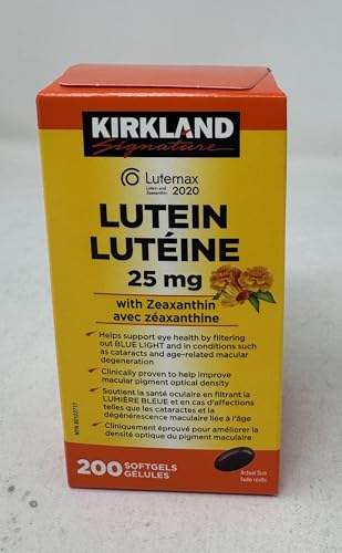 Kirkland Signature Lutein 25 mg with Zeaxanthin