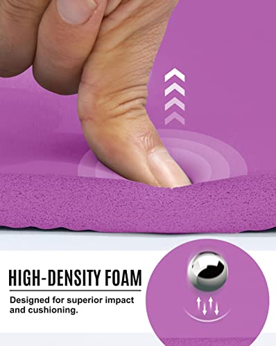 Iuga Yoga Knee Pads Cushion Non-Slip Knee Mat For Elbows Wrist Pain In Yoga Planks Floor Exercises Portable Extra-Thick Cushioning 24''X9''X0.6'' #TOP1