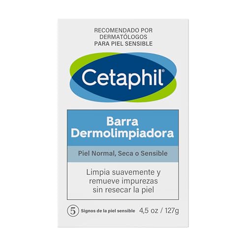 Anti Acné, Beauty CETAPHIL Barra Dermolimpiadora 1 pz 127 g Mantiene el PH Natural Recomendada por Dermatólogos para Piel Sensible