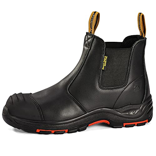 SAFEYEAR S3 Stivali da lavoro uomo e donna, M-8025 Scarpe antinfortunistiche uomo e donna alta ESD,...
