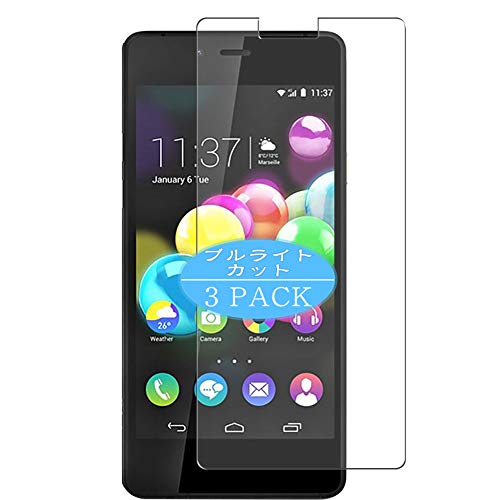 VacFun Lot de 3 Anti Lumière Bleue Protection d'écran, Compatible avec Wiko Highway Pure 4G 2015, Film Protecteur Anti Blue Light(Non vitre Verre trempé)