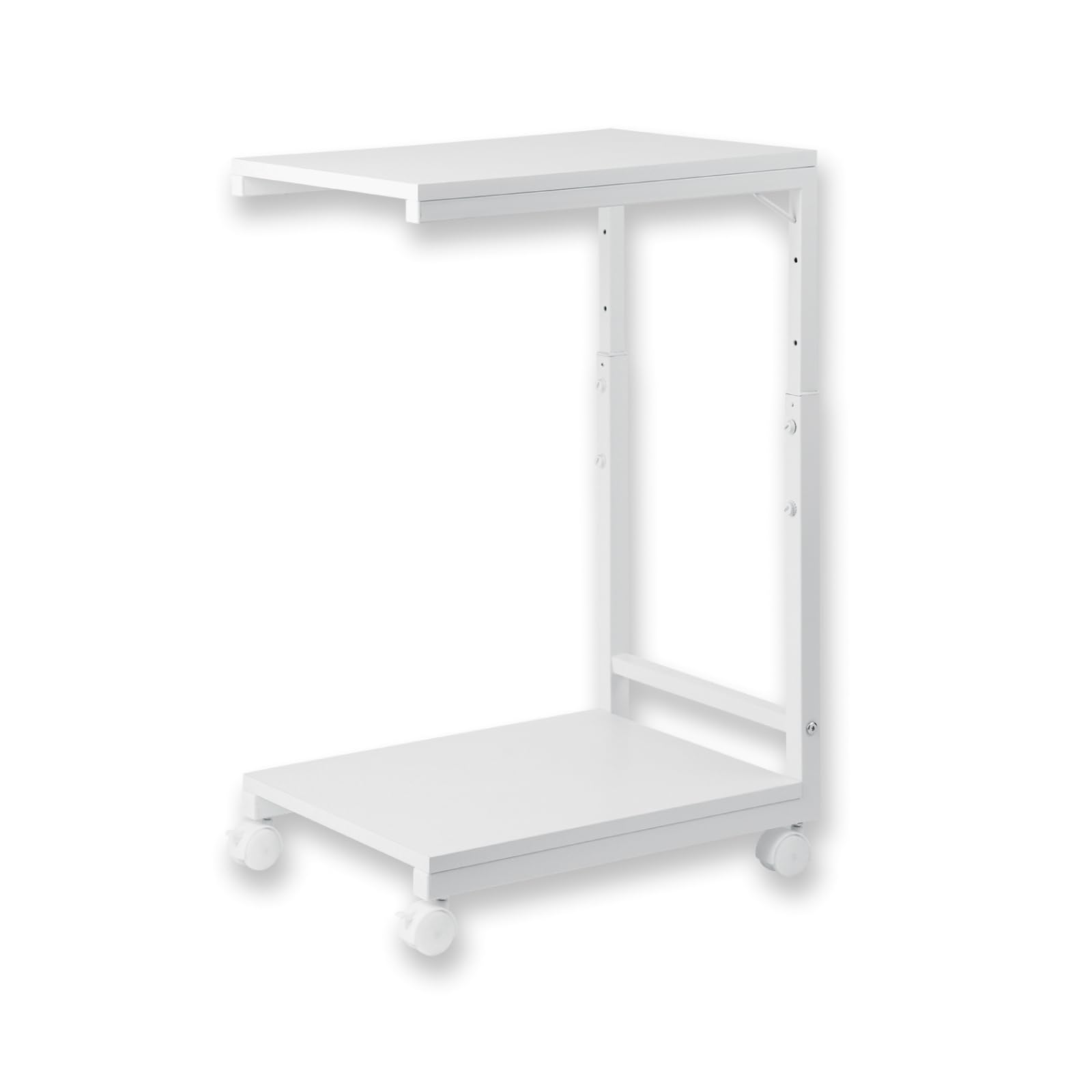 Amazon | ワゴン サイド 高さ調整 キャスター付き DSW02W ホワイト