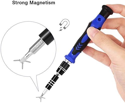 81 in 1 Professional Electronics Magnetic Driver Kit with Portable Bag for Laptop, iPhone, iPad, Cellphone, PC, Computer,iPod,Repair Tools Kit, Precision Screwdriver Set with Flexible Shaft
