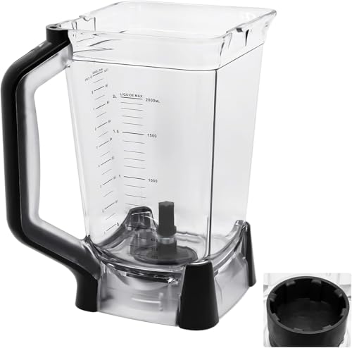WSEYU Replacement 72 oz XL Pitcher Compatible with Ninja BL660 BL740 Blenders Professional NEW MODEL(NOT FOR OLD MODEL),72oz Crushing Pitcher Replacement for Ninja BL660A BL660W BL663CO BL740C by WSEYU - Used condition - US$57.13