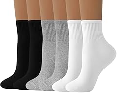 6 Pairs-2black/2white/2grey