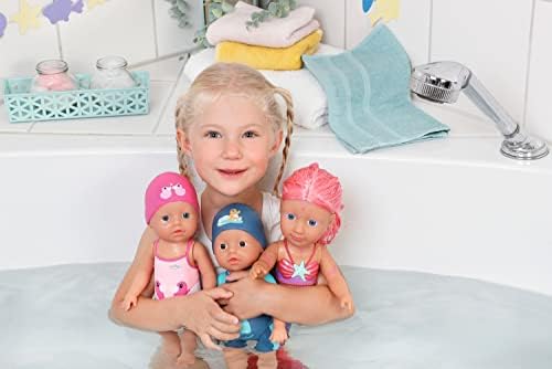 BABY born My First Swim Girl Doll 30cm - For Toddlers 1 Year and Up - Easy for Small Hands - Includes Bathing Suit and Cap