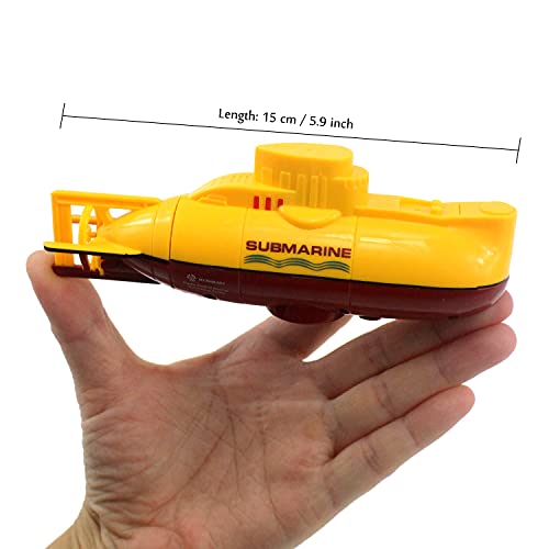 image for Tipmant Mini RC Submarine Toy Remote Control Boat Ship Electric Dive W