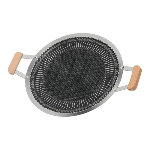Juego de herramientas para barbacoa, sartenes de cocina al aire libre, placa de parrilla Roastig, equipo de camping para cocinar al aire libre, parrillas
