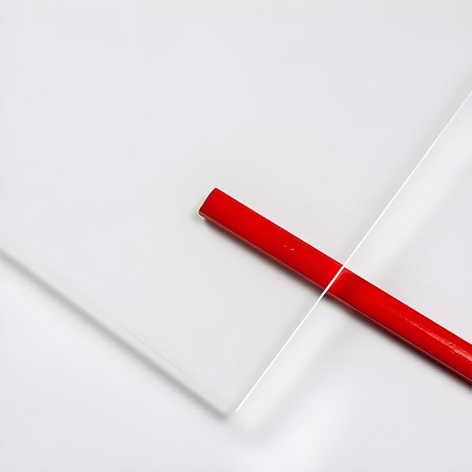 Plancha de metacrilato transparente 200x100 cm - 6mm grosor - Rígido y ligero - Resistente al impacto y UV - Fácil de cortar y limpiar - Ideal para bricolaje y decoración