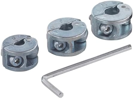 wolfcraft Juego de topes de profundidad universales, 4 piezas I 2...